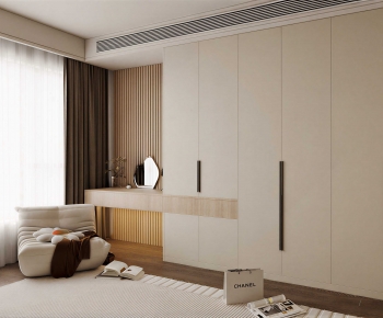 Modern Clothes Storage Area-ID:118489982