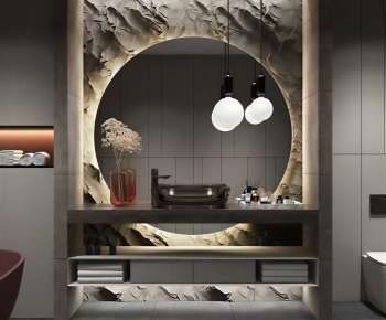 Modern Bathroom Cabinet-ID:990108017