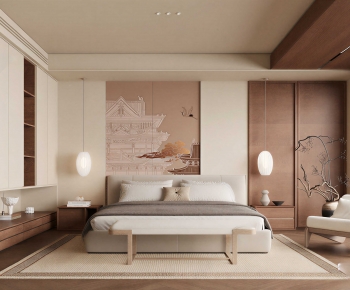 New Chinese Style Bedroom-ID:716207032
