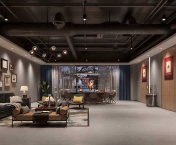 Industrial Style A Living Room-ID:572912934