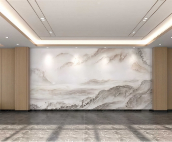 New Chinese Style Lobby Hall-ID:326911933