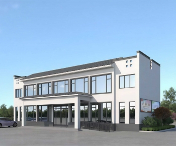 New Chinese Style Appearance Of Commercial Building-ID:118300933