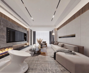 Modern A Living Room-ID:996978049