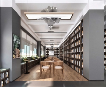 Modern Bookstore Book Bar-ID:698014978