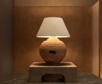 Wabi-sabi Style Table Lamp-ID:794913054