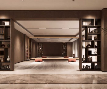 New Chinese Style Home Fitness Room-ID:414784917