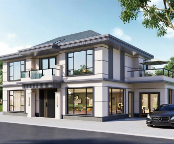 Modern Residential Building-ID:682404041