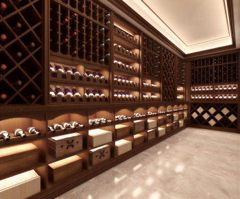 Modern Wine Cellar/Wine Tasting Room-ID:385283953