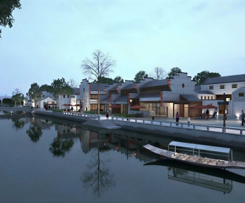 New Chinese Style Commercial Street-ID:467565061