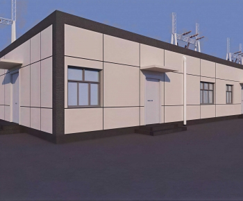 Modern Industrial Building-ID:891109945