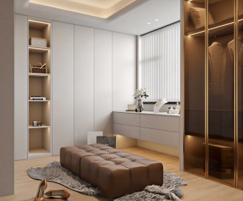 Modern Clothes Storage Area-ID:976008892