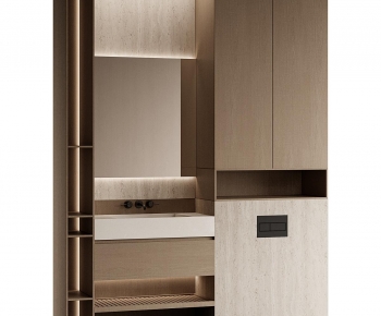 Modern Bathroom Cabinet-ID:110167983
