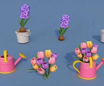 Modern Flowers And Grass-ID:110125069