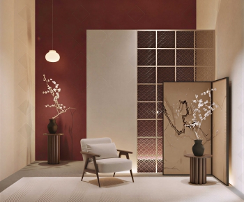 New Chinese Style Lounge Chair-ID:868598943