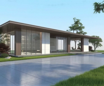 New Chinese Style Public Building-ID:961714035