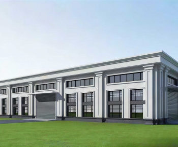 Simple European Style Industrial Building-ID:100929759