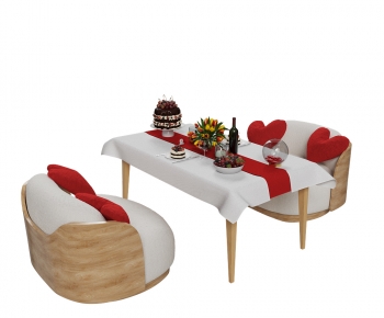 Modern Dining Table And Chairs-ID:817568066