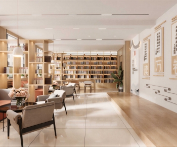 Modern Bookstore Book Bar-ID:631386045