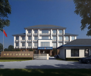 Modern Appearance Of Commercial Building-ID:852184069
