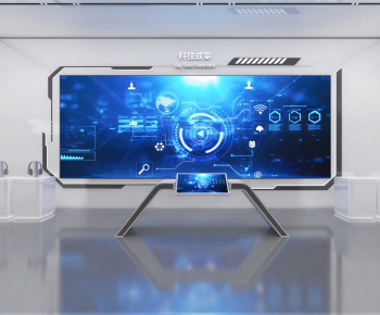 Modern Exhibition Hall-ID:676619057