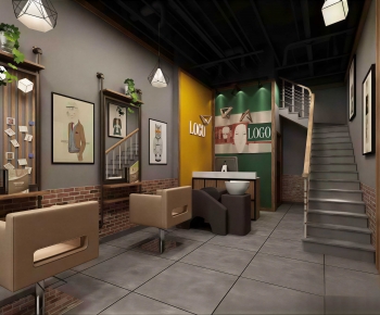 Industrial Style Barbershop-ID:189621933