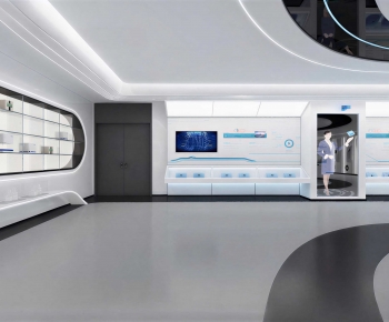 Modern Exhibition Hall-ID:853725915