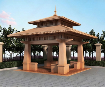 New Chinese Style Pavilion-ID:671169044