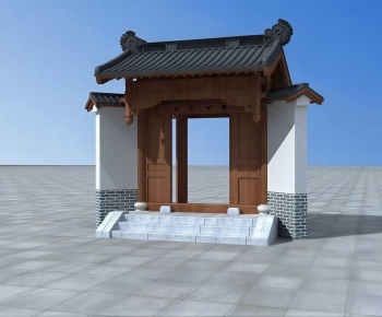 Chinese Style Facade Element-ID:602452047