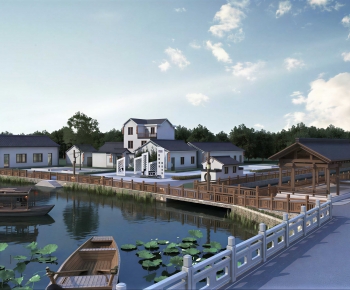 New Chinese Style Residential Building-ID:763170795