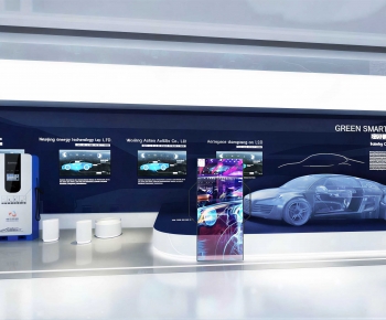 Modern Exhibition Hall-ID:511641984