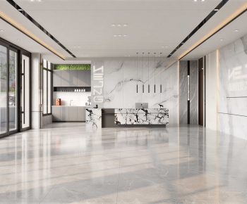 Modern Office Reception Desk-ID:549372919