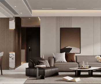 Modern A Living Room-ID:537741243