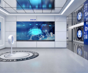 Modern Exhibition Hall-ID:448080064