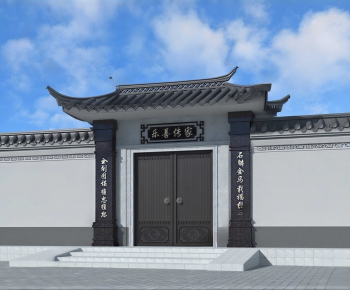 Chinese Style Facade Element-ID:694937944