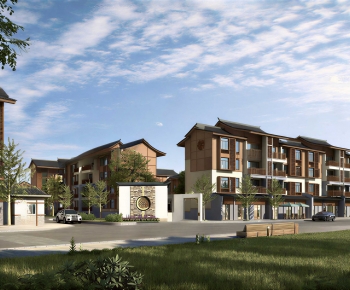 New Chinese Style Residential Building-ID:810424097