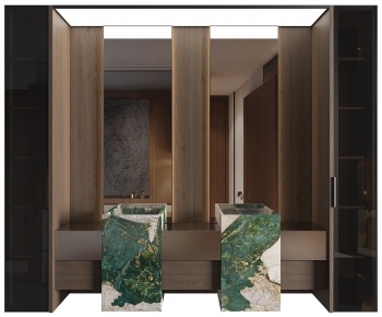 Modern Bathroom Cabinet-ID:403904918