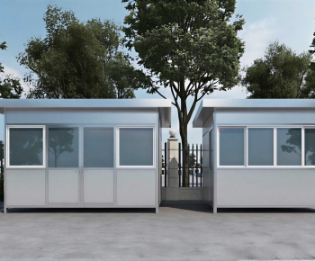 Modern Security Booth-ID:850770005