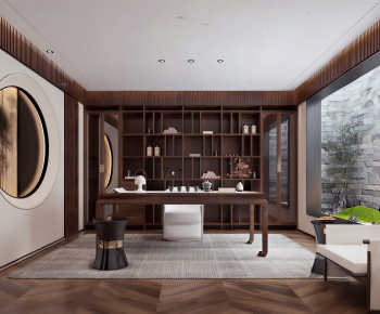 New Chinese Style Study Space-ID:720968961