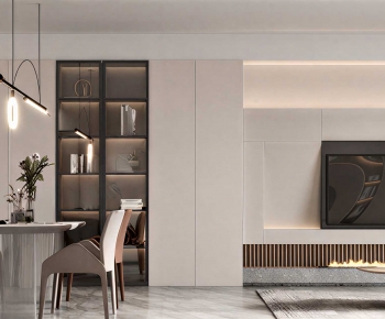 Modern A Living Room-ID:436686041