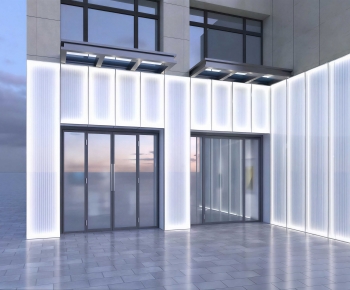 Modern Facade Element-ID:935022128