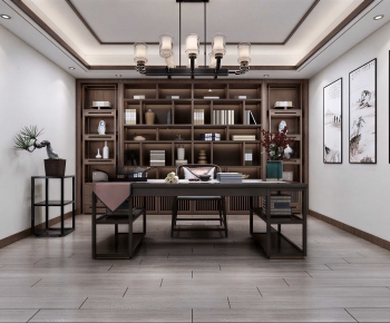 New Chinese Style Study Space-ID:969621904