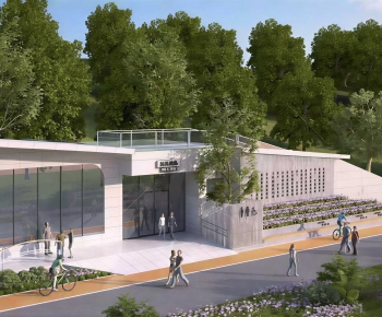 Modern Public Building-ID:209969048