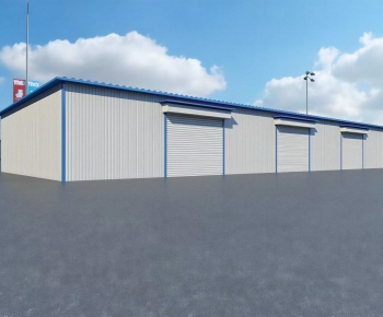 Modern Industrial Building-ID:814198978