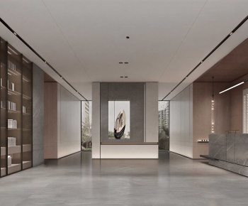 Modern Office Reception Desk-ID:924993047