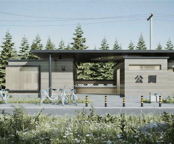 Modern Public Building-ID:695353032