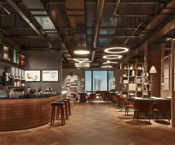 Industrial Style Restaurant-ID:217906952