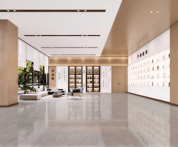 Modern Office Reception Desk-ID:173811912