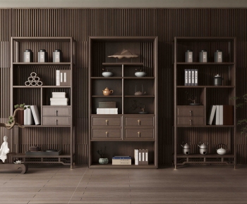New Chinese Style Bookcase-ID:428575992