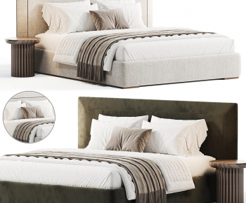 Modern Double Bed-ID:115590102