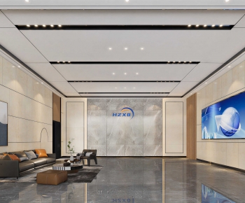 Modern Office Reception Desk-ID:374200117